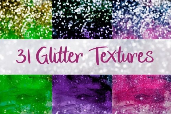 Download 31 Colorful Glitter Textures - Premium Resources